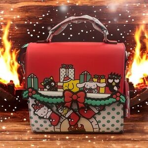 Loungefly Festive Red and White Holiday Bag
